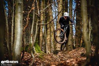 Der Flexpoint-Hinterbau passt gut zur anvisierten Zielgruppe