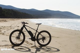 Der Radstand verleiht dem Bike auch bei hohen Geschwindigkeiten eine gute Stabilität