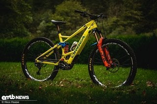 Natürlich wurde das Orbea Wild FS von Edgar mit einer speziellen MyO-Lackierung versehen.