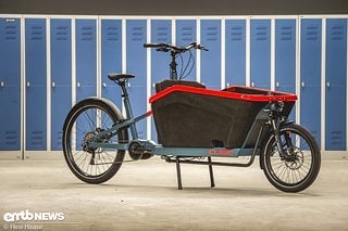 Das E-Lastenrad zählt sicher zu den spannensten Neuheiten von Cube.