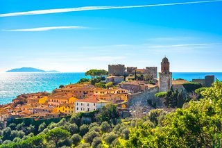 Das malerische Städtchen Castiglione della Pescaia liegt direkt am Meer.