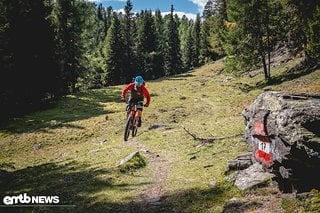 Schmale Trails in unberührter Natur