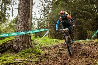 Caro von der Haibike Enduro Crew fuhr ihr erstes Rennen