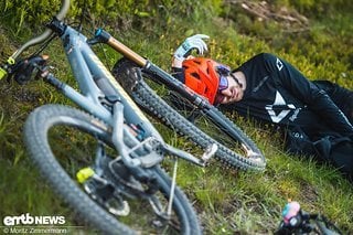 Nach den Runs waren die Fahrer völlig leer