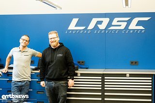 Losgelöst vom E-Bike und eher am Rennrad zu Hause: Das Laufrad-Service-Center für hauseigene Cadex-Produkte, aber auch Fremdhersteller-Teile.