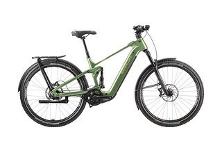 Das SUV-Modell Stamp :e kommt ab Werk mit Gepäckträger, Schutzblechen, Licht und Ständer und kann optional mit einem Rohloff-Riemen-Antrieb ausgewählt werden. Preise starten bei 6.799 € (UVP).