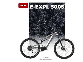 Das Rockrider E-EXPL 500S ist so neu, es gibt nicht einmal ein ordentliches Foto davon!