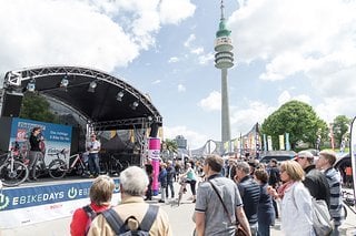 Zentraler Bühnenbereich im Münchner Olympiapark