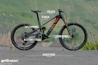 Rotwild R.EX 2025 mit Geometrieangaben in Rahmengröße L Rotwild R.EX 2025 mit Geometrieangaben in Rahmengröße L