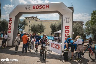 Am Start der Bosch eMTB Challenge