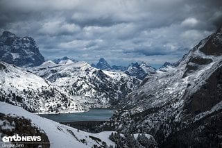 Panorama bekommt eine 1+ mit dem Schnee