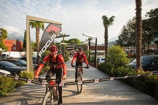 Ankunft in Riva del Garda nach 27 Stunden und 20 Minuten.