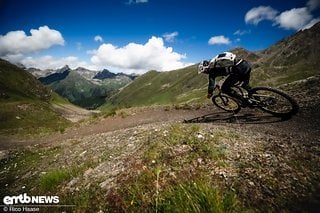 Gebaute Kurven gibt es um Ischgl recht viele, was den Spaßfaktor positiv beeinflusst.