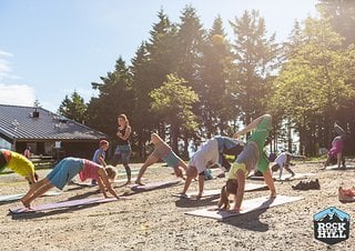 Yoga am Morgen