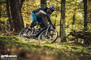 Dank dem gelungenen Setup fühlten wir uns auf dem Trail pudelwohl