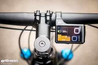 BH Bikes hat das neue X-Display hinter den Lenker montiert