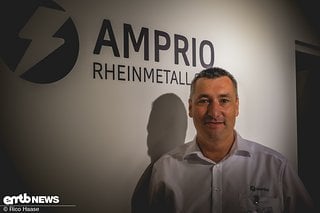 Alexander Baumann, Sales & Marketing bei Amprio, präsentiert uns den neuen Motor