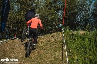 Die Anstiege waren teilweise richtig steil