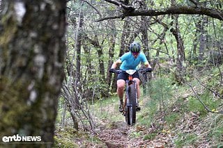 Nathalie fährt seit 2004 internationale Rennen und gewann im selben Jahr den Cross-Country-Weltmeistertitel bei den Juniorinnen