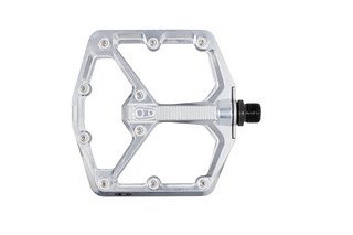 Wir verlosen die Crankbrother Stamp 7 Flatpedals in der Silver Edition.