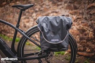 Die Ortlieb City-Biker ist eine praktische Tasche im Hochformat