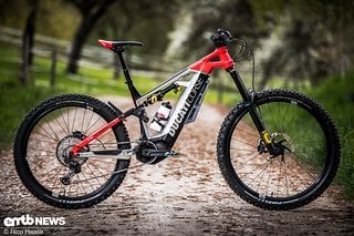 Ducati TK01 RR – Ein Enduro-E-MTB mit exklusivem Öhlins-Fahrwerk.