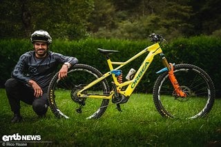 Edgar Caballos und sein ganz persönliches Orbea Wild FS von 2022.