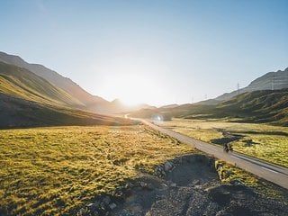 Sonnenaufgang auf dem Albula Pass