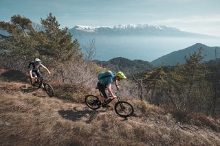 Die Trails oberhalb vom Lago di Garda sind der Hammer