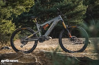 Nox Hybrid Enduro 7.1 Pro ist ein E-Enduro mit viel Federweg, Sachs-Motor und eigenständigem Design.