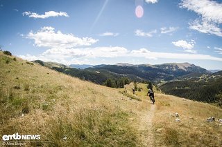 Das ist das Lieblingsgelände des Bikes