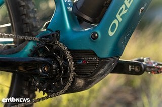 Im 2025er-Rise hat Orbea einen Shimano EP801RS+ verbaut.