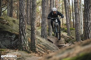 Auch in ruppigen oder steileren Abschnitten ist man mit dem Haibike Hybe sehr gut aufgestellt.