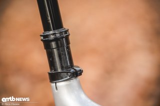 Die KS Dropperpost stellt am L-Rad 170 mm zur Verfügung.