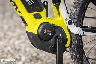 Das Bosch-Antriebssystem ist sehr gut in das Bike integriert.