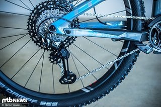 Am E-MTB sehr selten: Shimano XTR