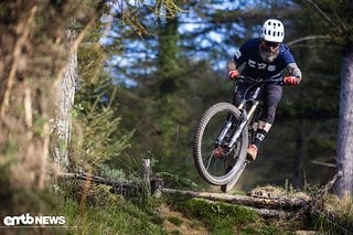 Unserem Cheftester Rico macht das Orbea Wild augenscheinlich viel Spaß.