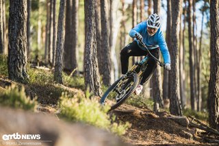 Der Rahmen vereint Flex und Steifigkeit in einer harmonischen Symbiose