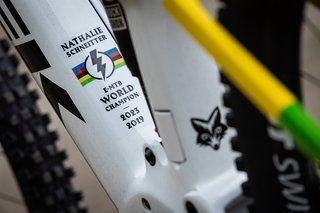 Nathalie konnte bereits 2019 den Titel bei der UCI E-MTB WM holen.