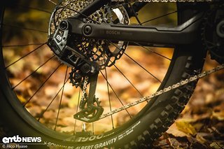 Ganz klar, auch am Stevens E-Inception AM 8.8.1 GTF wir elektrisch geschaltet.