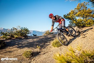 Downhill-Passagen sind für das Spitzing Evolution kein Problem