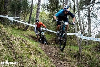 Gustav Wildhaber in der Verfolgung beim Männer XC-Rennen.