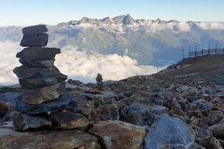 Der Blick auf die Bergketten fasziniert mich jedes Mal auf ein Neues