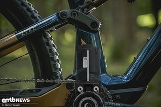 Die Innovation am Haibike Lyke CF ist zweifelsohne der um 90° ins Sitzrohr gedrehte Motor.