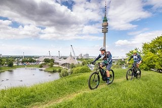 Das Testgelände bietet spannende Ausblicke auf München