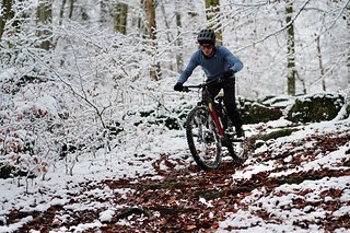 Natürlich braucht das Fahrrad weiterhin kleine Kurven um stabil zu bleiben