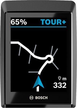 Der Navigations-Screen des Displays Kiox 300 zeigt nun zusätzlich zum Wegverlauf in Form einer Linie auch nützliche Details wie Abzweigungen und Abfahrten an