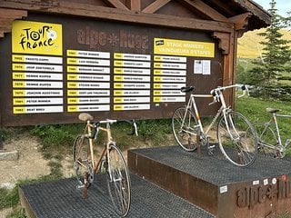 In Alpe d'Huez kann man auch Rennrad fahren. Aber nicht, wenn man zur Megavalanche angereist ist.