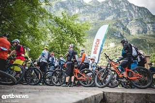 Das Starterfeld der Bosch eMTB-Challenge beträgt bis zu 100 Leuten