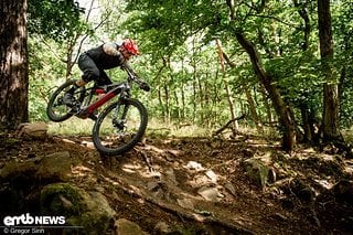 Je ruppiger der Downhill, desto wohler fühlte sich das Liteville 301 CE Pro